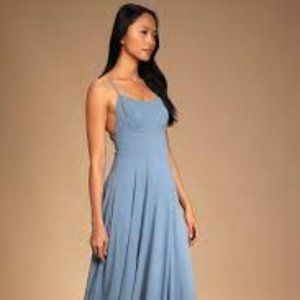 Dusty Blue Dress